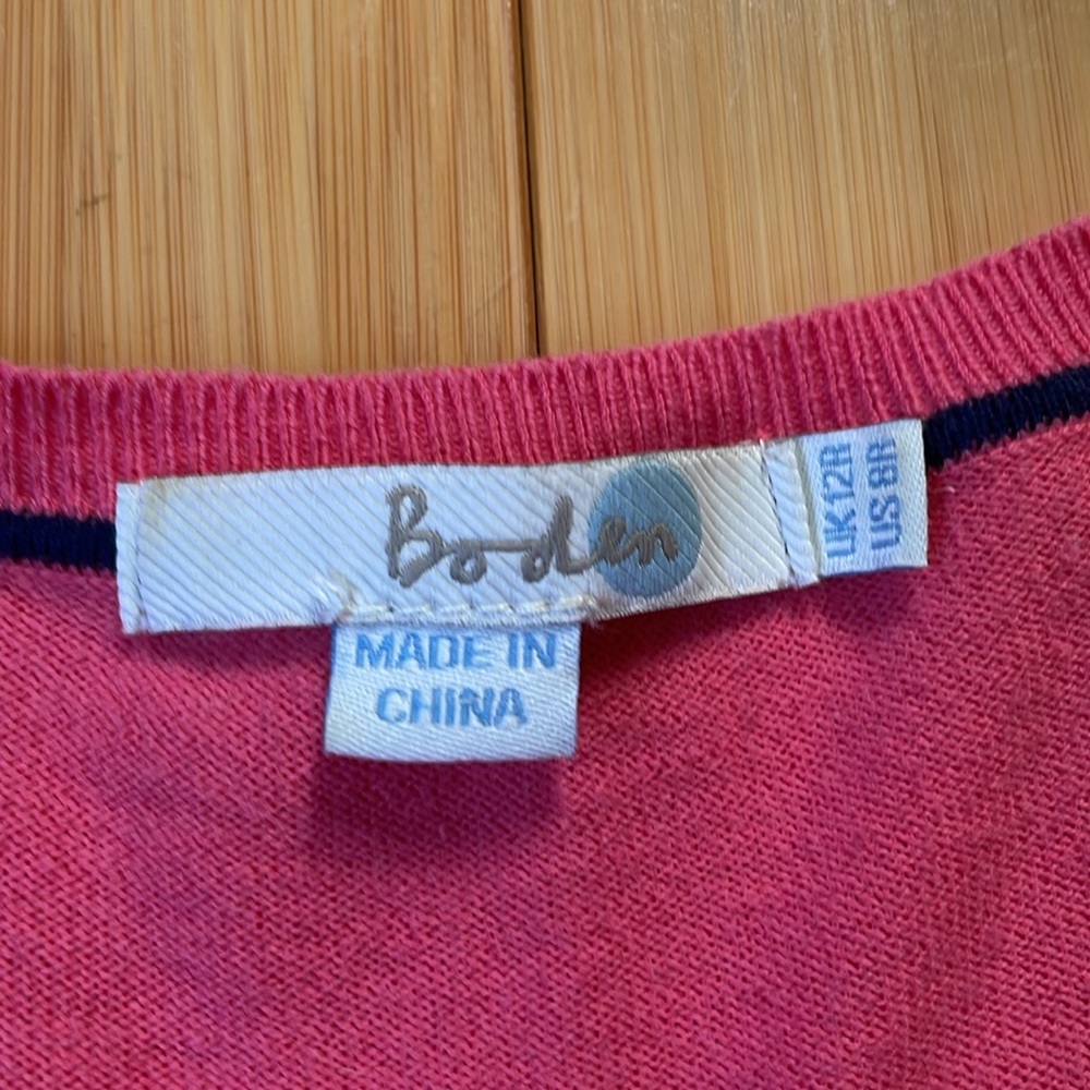 Boden drop waist sweater top dress, has pockets, US size 8, LN - Picture 5 of 7